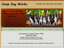 Tablet Screenshot of campdogworks.com